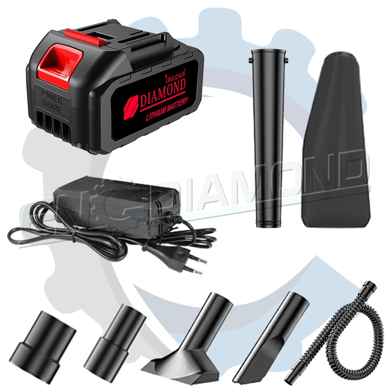 ENG เครื่องเป่าลมไร้สาย 3,900W 2in1การดูดและการเป่า รุ่นครัวเรือนพลังงานสูง ลมแรง พร้อมถุงเก็บฝุ่น - รูปที่ 6