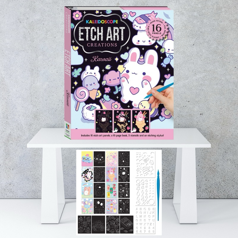 Kaleidoscope Etch Art Creations Kawaii
