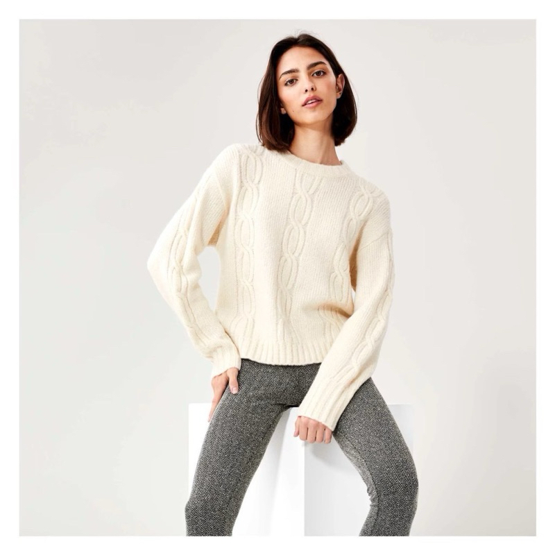 Joe Fresh CABLE KNIT SWEATER เสื้อแขนยาว