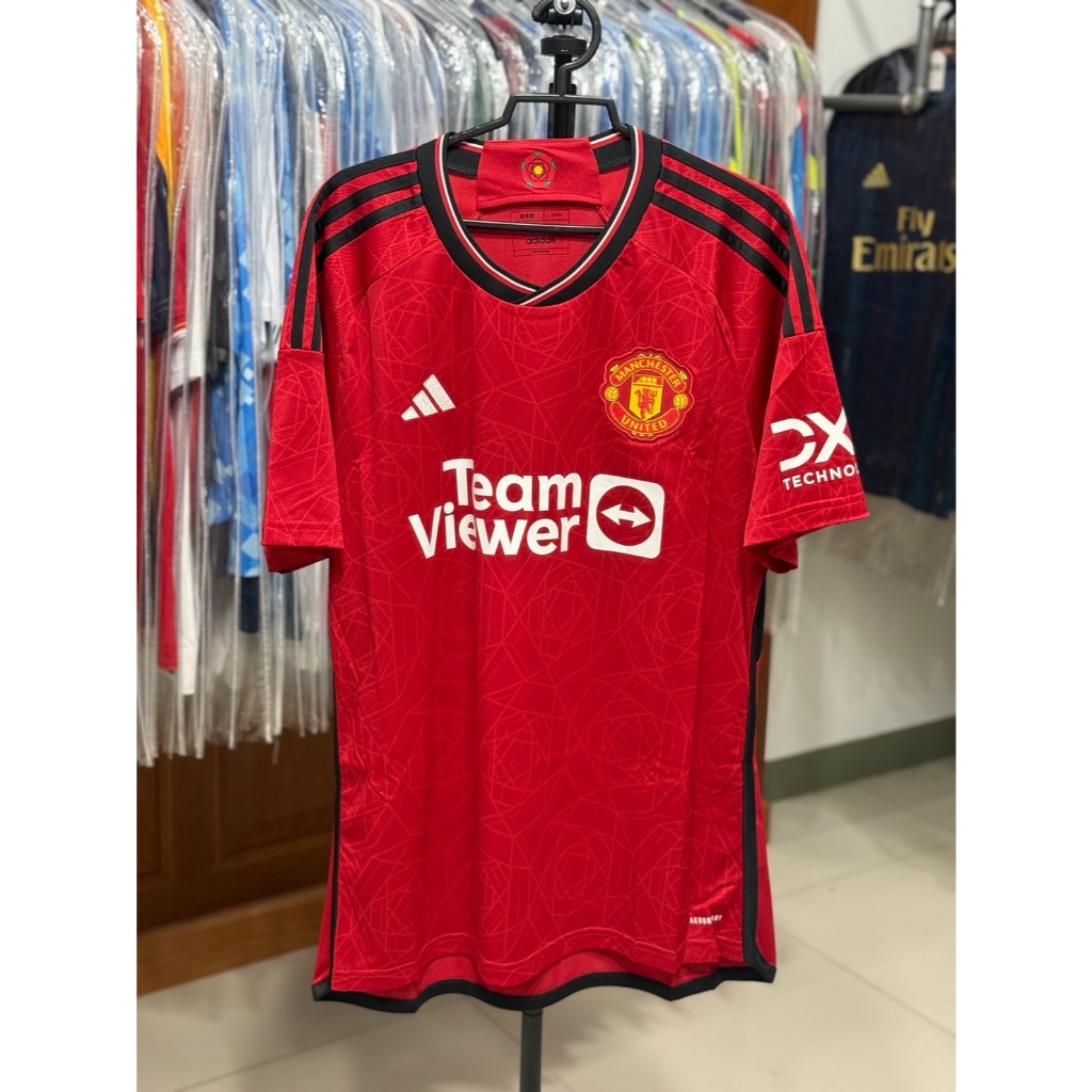 เสื้อบอลแท้(แฟนบอล) Manchester United Home 23/24 **สินค้าอาจจะอัพเดทล่าช้า ก่อนสั่งสินค้า ทักหาทางร้านก่อนนะครับ**