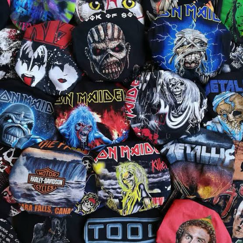 เสื้อยืดมือสอง เกรดB-AAA เสื้อวง เสื้อ90 คละสี สไตล์ USA เลือกไซร์ได้ เลือเกรดได้ (ราคาต่อตัว)