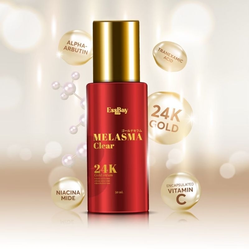 ESSBAY เซรั่ม MELASMA Clear 24K GOLD เซรั่ม เมลาสม่า เคลียร์