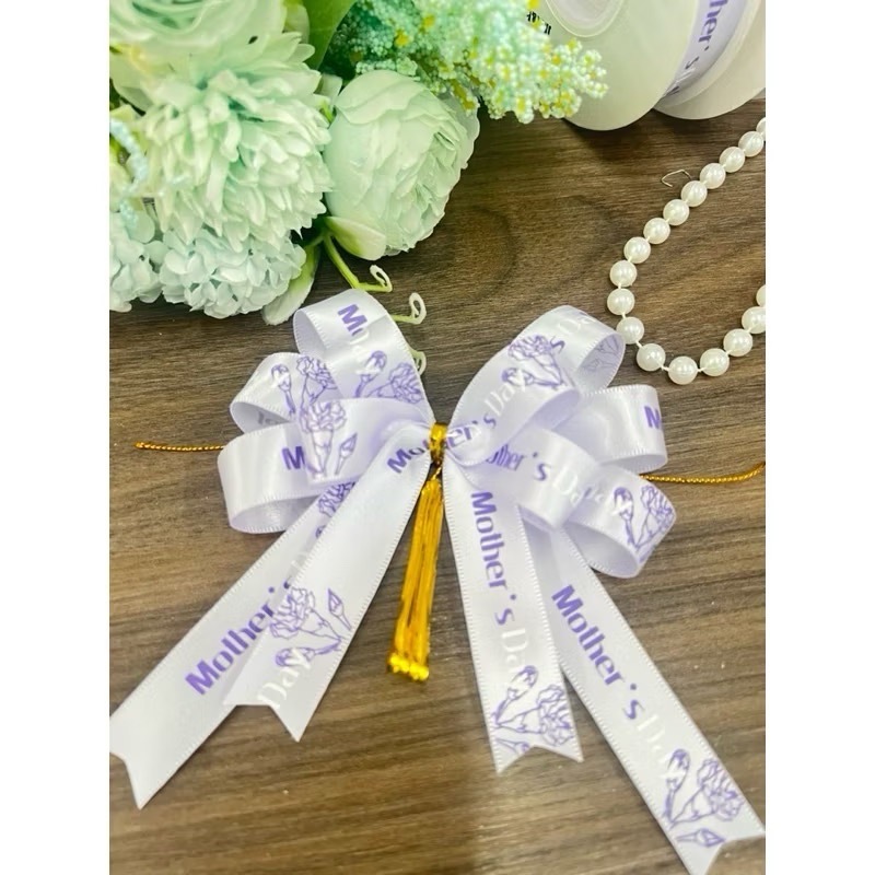 #พร้อมส่ง โบว์ 10*15 cm วันแม่ Mother’s Day