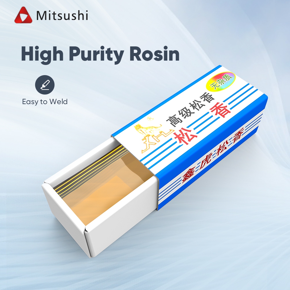 Mitsushi น้ำยาบัดกรี Rosin น้ำยาบัดกรีแกนโรซิน น้ำยาประสานสำหรับบัดกรี โรซินบริสุทธิ์ เหมือนฟักไซด์ ฟลักซ์สำหรับบัดกรี