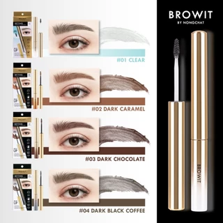 [ส่งทันที] Browit Setting Eyebrow Mascara บราวอิท น้องฉัตร มาสคาร่าคิ้ว สะดุ้ง ที่ปัดคิ้ว เนื้อเจลใส 2g