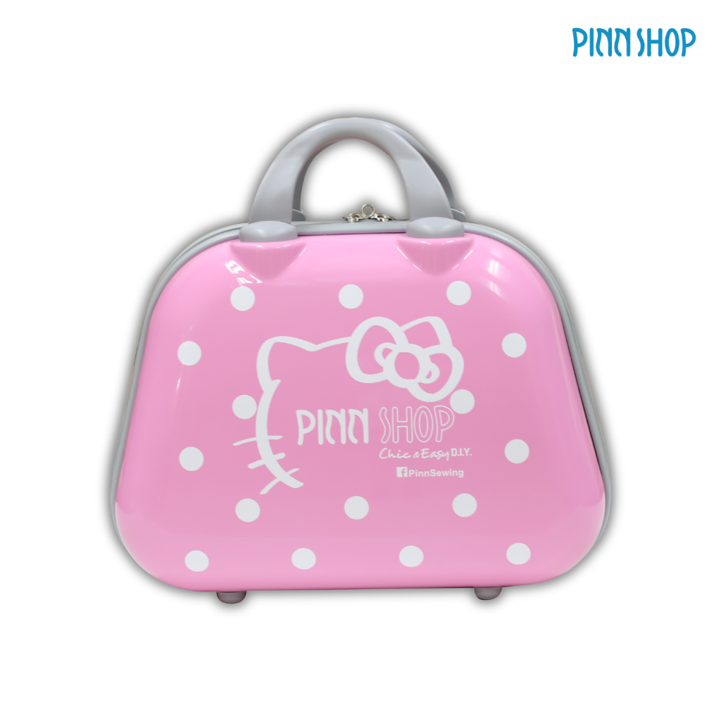 กระเป๋าเดินทางแบบพกพา kitty 12 นิ้ว สีชมพู