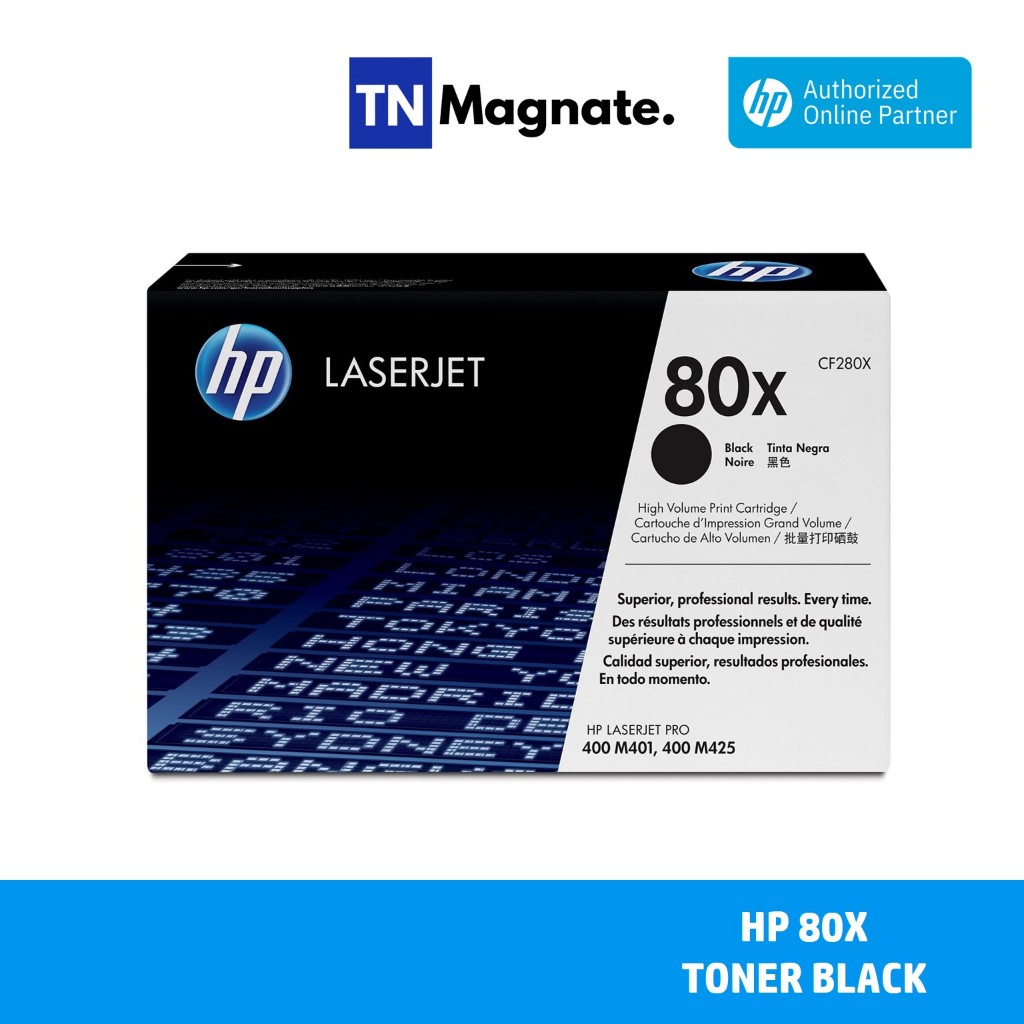 [หมึกพิมพ์เลเซอร์] HP 80X [CF280X] TONER BLACK[6.9K]