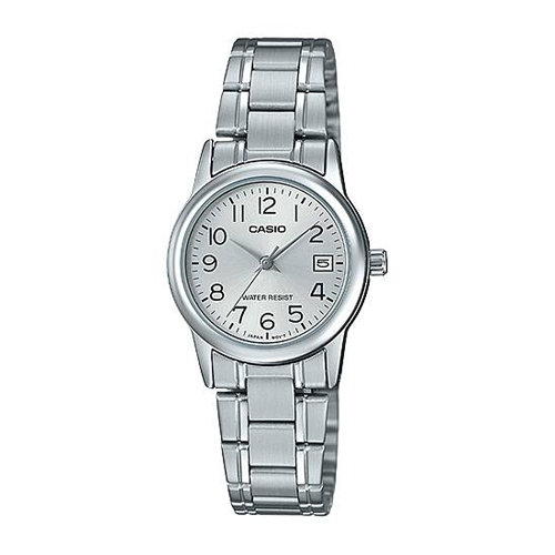 Casio นาฬิกาข้อมือผู้หญิง สแตนเลส รุ่น LTP-V002D,LTP-V002D-7B,LTP-V002D-1A,LTP-V002D-7A,LTP-V002D-4B