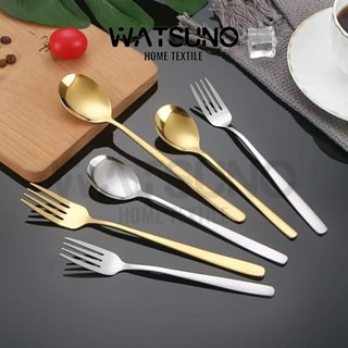 Watsuno.ปลอกช้อนและส้อม ช้อน&ส้อม ช้อน&ส้อมแสตนเลส เกาหลี 30…