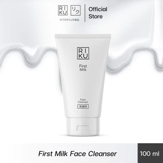 โฟมนมเกาหลี RIKU โฟมลดสิว คุมมัน หน้าใส ไม่แห้งตึง สูตรอ่อนโยน Cleansing Foam