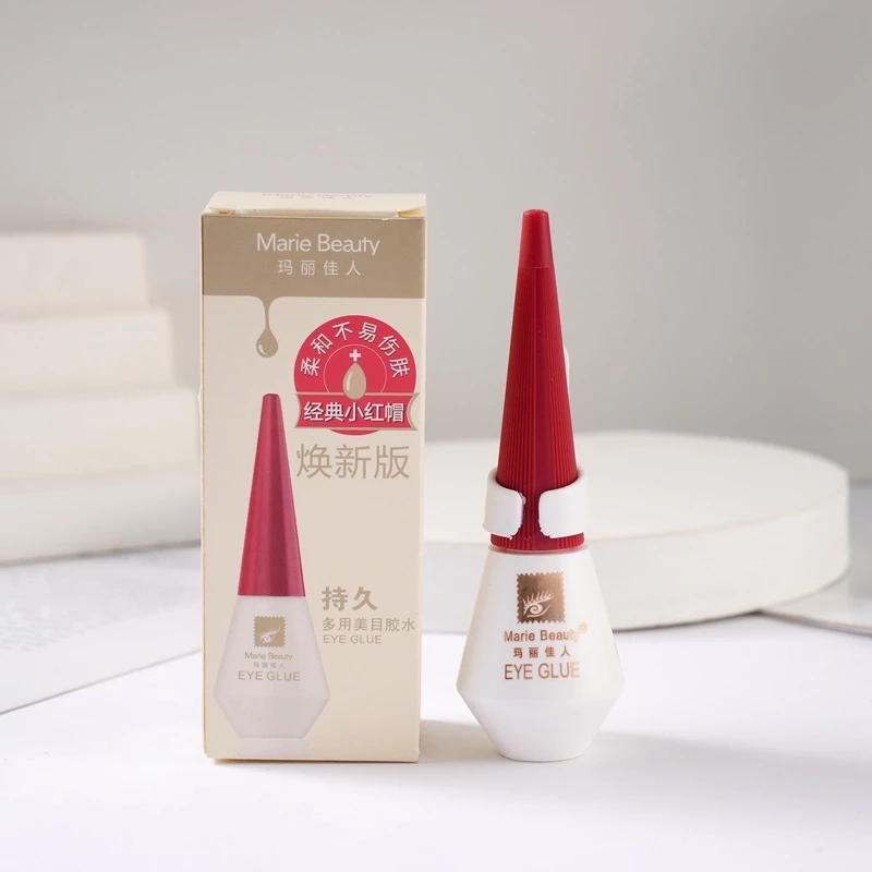 กาวติดขนตาปลอม Marie Beauty ของแท้ 100 %#กาวเนื้อสีขาว#กาวเนื้อสีดำติดทนสาวๆ กาวติดขนตา กันน้ำ #แพ็คเกจใหม่# พร้อมส่ง