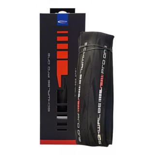 ยางนอก SCHWALBE Pro One Tubeless Easy 700c สีดำ ขอบพับ