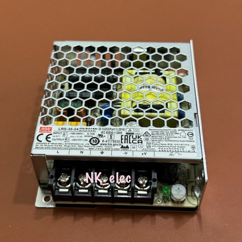 LRS-35-24 สวิชชิ่ง 24V 1.5A POWER SUPPLY แท้ พร้อมส่ง🇹🇭