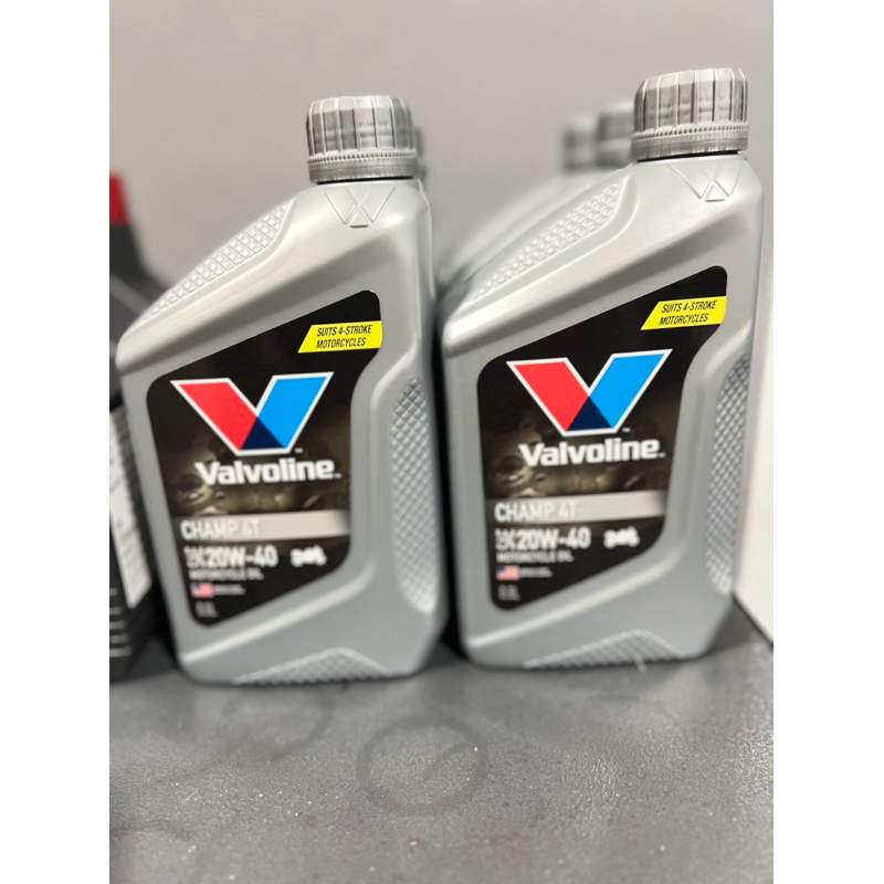 น้ำมันเครื่อง Valvoline Champ 4T 20w40 0.8ลิตร