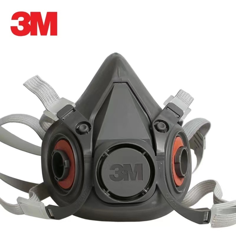 3M หน้ากากกันสารเคมี รุ่น 6200 ขนาดกลาง กันกลิ่นทินเนอร์ สี แล็คเกอร์ ยาฆ่าแมลง กรดแก๊ส【หน้ากากเท่านั้น】