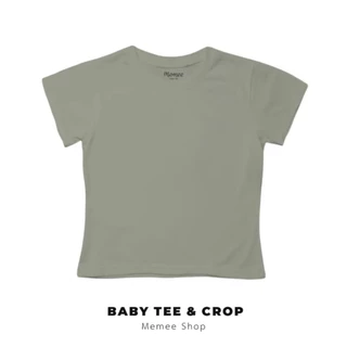 MEMEE ~ เสื้อยืดCotton นิ่มใส่สบาย S-XL(สีพื้นผู้หญิง)