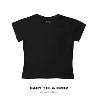 MEMEE ~ เสื้อยืดCotton นิ่มใส่สบาย S-XL(สีพื้นผู้หญิง)
