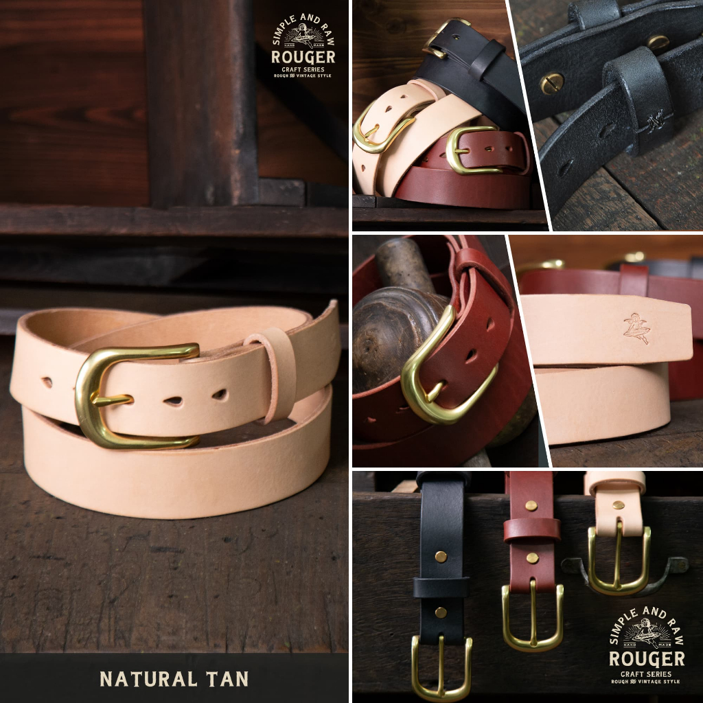 Simple&Raw - AC201 Rouger Belt (TAN)