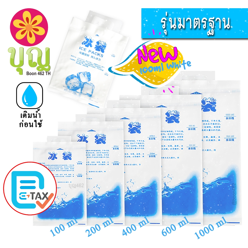 ไอซ์แพค ไอซ์เจล เจลเก็บความเย็น รุ่นมาตรฐาน/ Ice Pack Standard Series