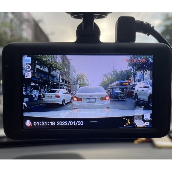 กล้องติดรถยนต์หน้าT626 T626s Full HD คมชัดทั้งกลางวันและกลางคืน (บอดี้เป็นโลหะ) - รูปที่ 4