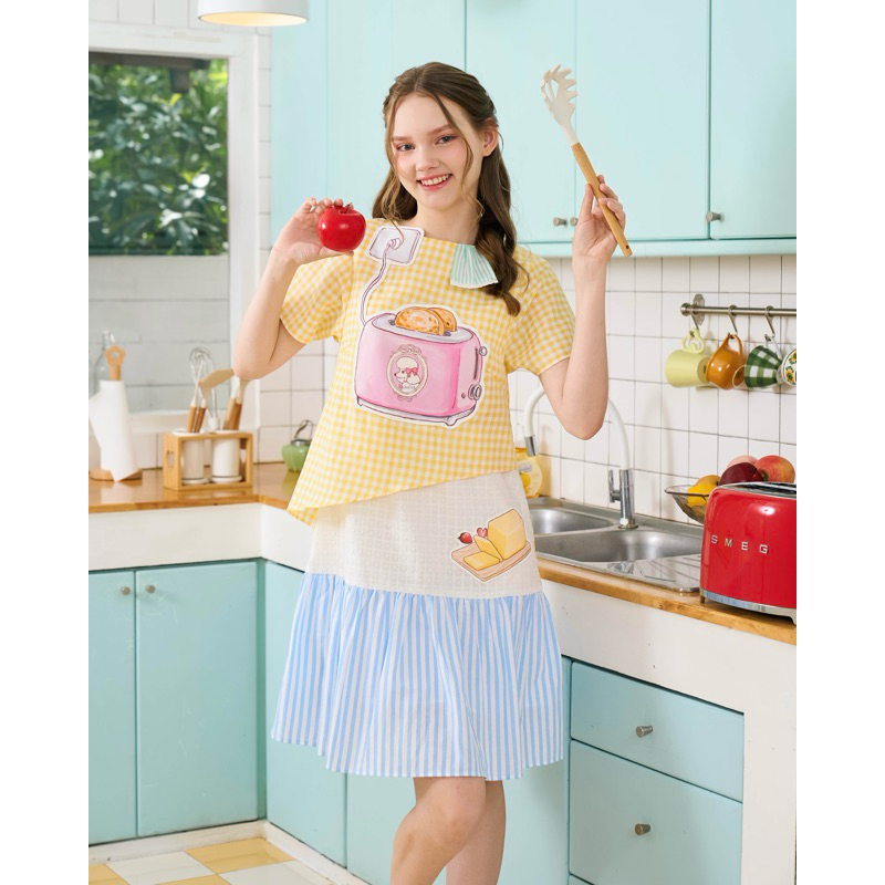 🧈🍞 Toaster & Butter Dress 🍓