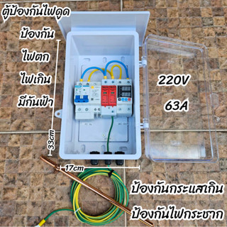 รายละเอียดสินค้า ตู้ป้องกันไฟตก ป้องกัน ไฟตก ไฟเกิน ป้องกันก…