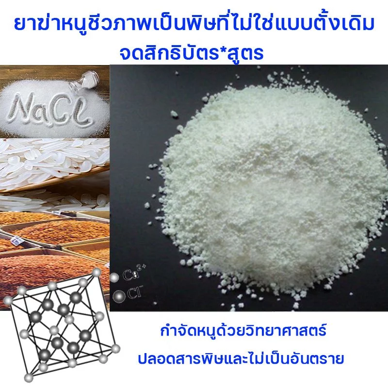 ยาเบื่อหนูแห้ง ออกฤทธิ์แรง หนูกินแล้วตายแห้ง ไม่มีกลิ่น ใช้ครั้งเดียว กันหนูได้ยาวนาน 1 ปี ของแท้ 100% thumbnail 7
