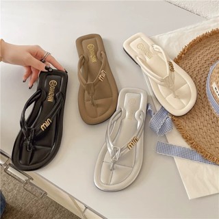 TX28 กันลื่นพื้นนิ่ม สไตล์มินิมอล ยอดนิยม ใส่สบาย รองเท้าแฟช…