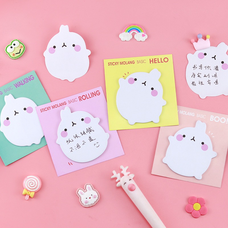 โพสอิท โพสอิทโมลาง กระดาษโน้ต PostIt Molang กระดาษจดพกพา