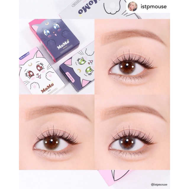 SISSE LENS ลาย MOMO (Limited Edition) ราย 1 เดือน [0.00, -0.50 ถึง -10.00] SISSÈ LENS