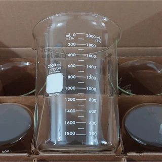 บีกเกอร์แก้ว Pyrex เยอรมัน 250ml, 600ml,1000ml, 2000ml