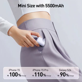 [ของแท้/ประกัน1ปี] iWALK LinkPod 5 แบตสำรองไร้สาย Type-C 5500mAh ชาร์จเร็ว 22.5Wรองรับ iPhone 17/16/15,มือถือแอนดรอย์
