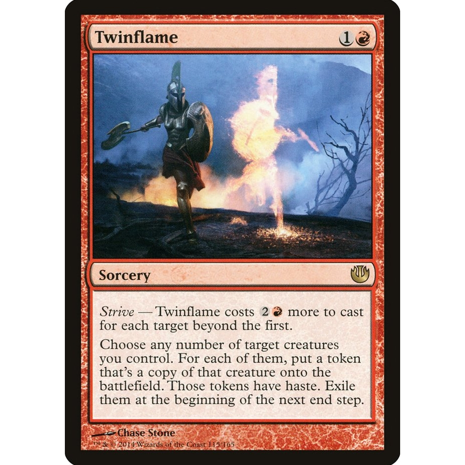 Twinflame JOU Journey into Nyx การ์ด Magic the Gathering [MTG] ของแท้