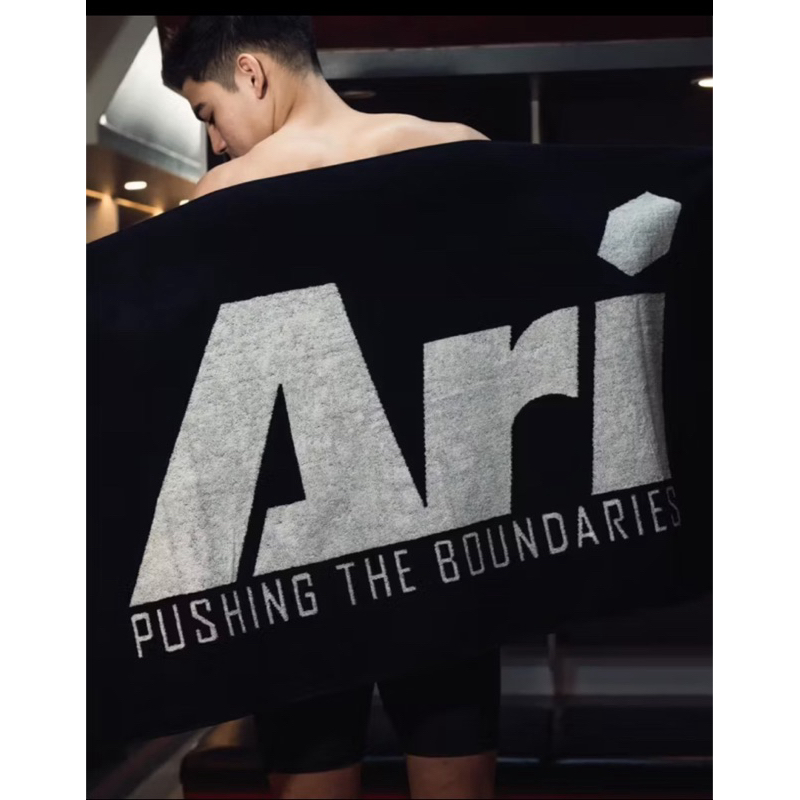 ARI REVERSE SMALL TOWEL - BLACK/WHITE ผ้าเช็ดตัว/ผ้าขนหนู ARI TOWEL