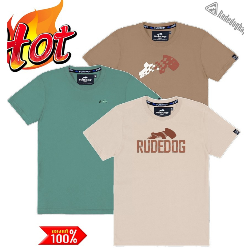 Rudedog เสื้อยืดรุ่น Cleave-Transform-Crytallball ของแท้100%