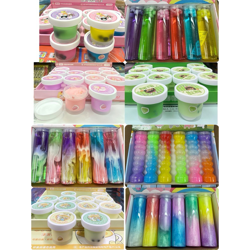 สไลม์ของเล่น คละแบบ สไลม์ยูนิคอร์น  สไลม์การ์ตูน ไม่ติดมือสีสดใส!! สไลม์ ของเล่นเด็ก สไลม์ สไลม์กากเพชร - รูปที่ 6