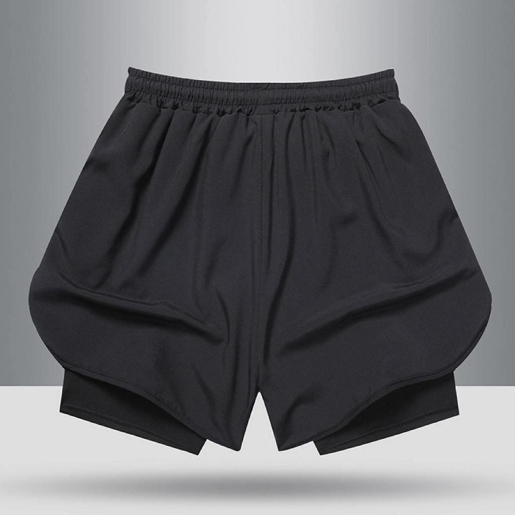 กางเกงขาสั้น ผช กางเกงกีฬา กางเกงบอล กางเกงว่ายน้ำ ผ้า2ชั้นทำจากเรยอน แห้งเร็ว ระบายอากาศได้ดี และยืดหยุ่น - รูปที่ 6