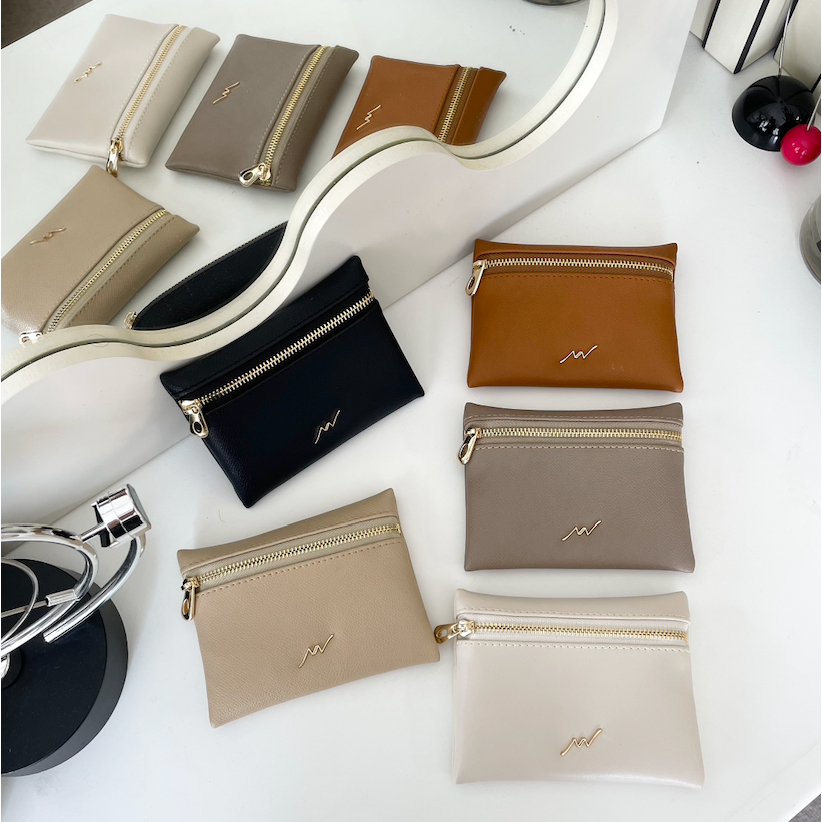 (พร้อมส่ง) NOW IS NOW SlimZip Wallet กระเป๋าซิปใส่แบงค์พันพับได้