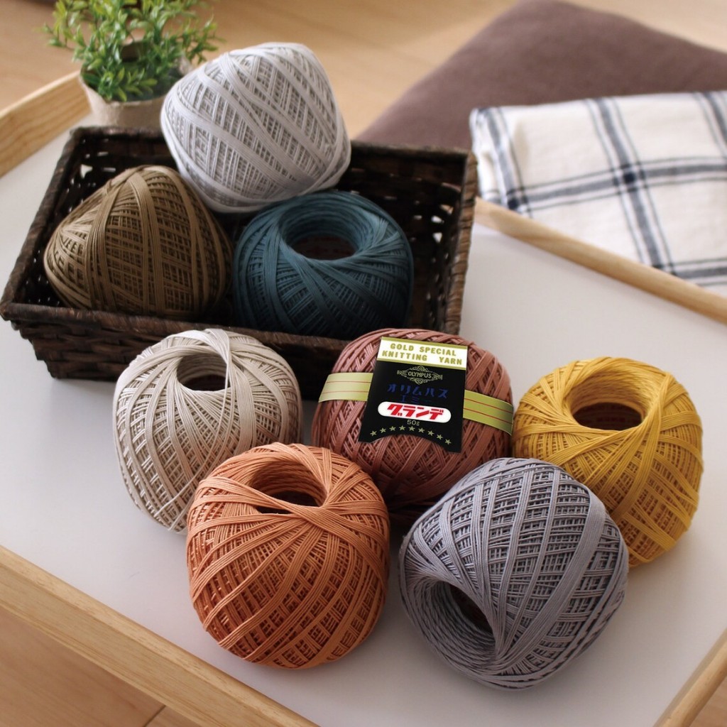 Olympus Emmy Grande ไหมถัก Crochet Lace ขนาด 50g Made in japan