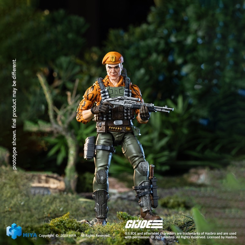 Hiya Toys EMG0296 1/18 EXQUISITE MINI Series : G.I. Joe - Flint Tiger Force