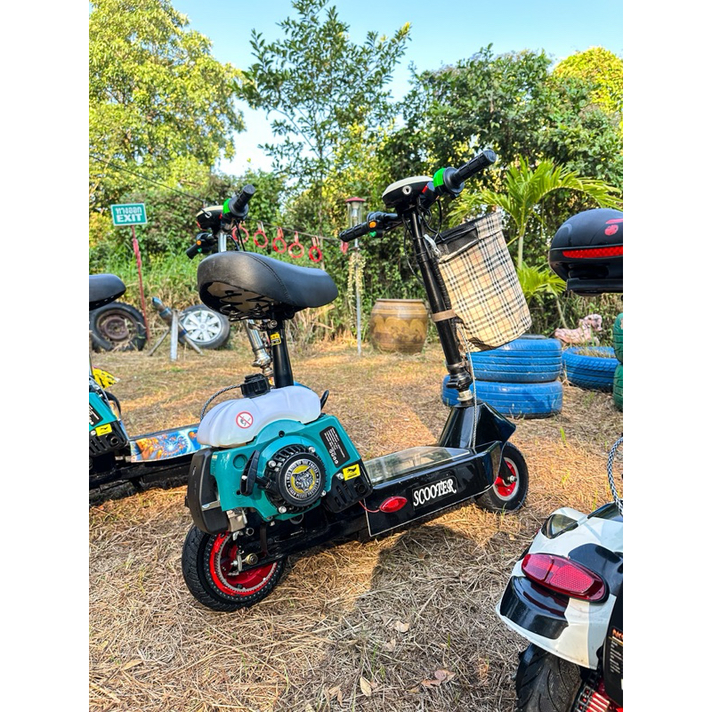 ชุดแปลงสกูตเตอร์น้ำมันครบชุดรวมเครื่องTiger2จังหวะระบบโซ่สเตอร์งานMilling cnc