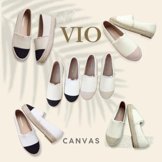 Vio - ไวโอ 🔺ลด1ไซส์จากปกติ หรือวัดเท้าเทียบไซส์ก่อน • ซับในกำมะหยี่ พื้นปอ2ชั้