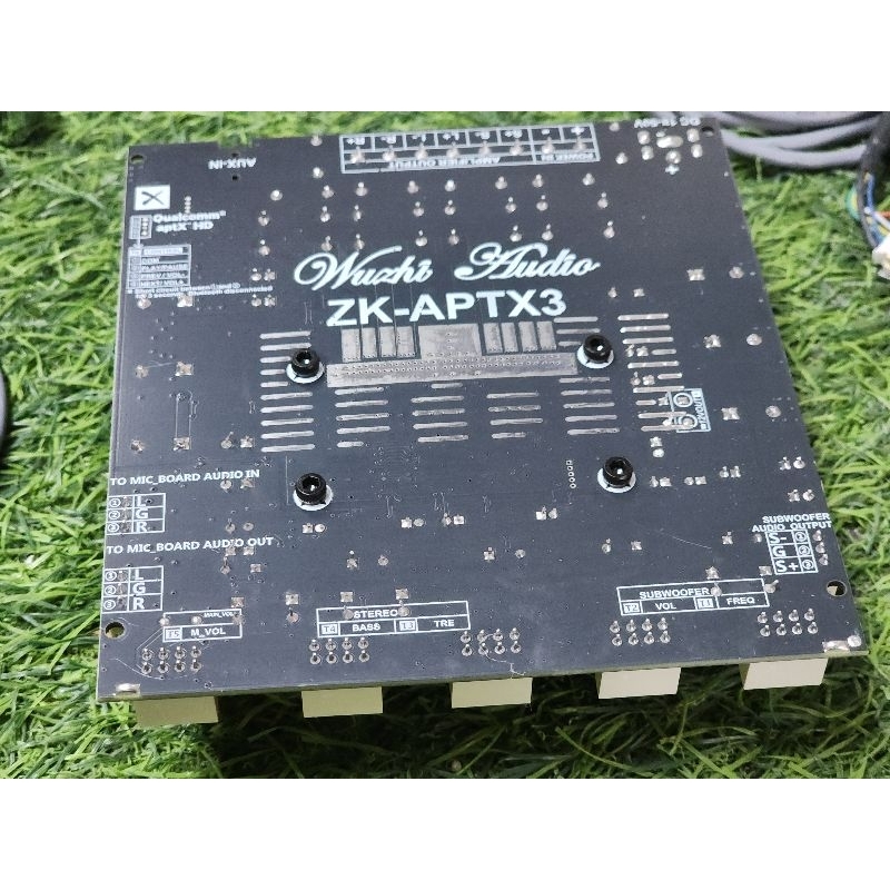 ZK-APTX3 (ย้าย วอลุ่ม) Wuzhii **ของแท้** 1200w (300w+300w+600w) ไฟDC 18-50VDC แอมป์จิ๋ว