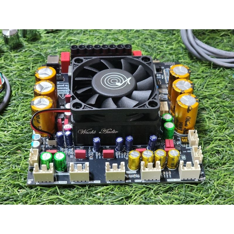 ZK-APTX3 (ย้าย วอลุ่ม) Wuzhii **ของแท้** 1200w (300w+300w+600w) ไฟDC 18-50VDC แอมป์จิ๋ว