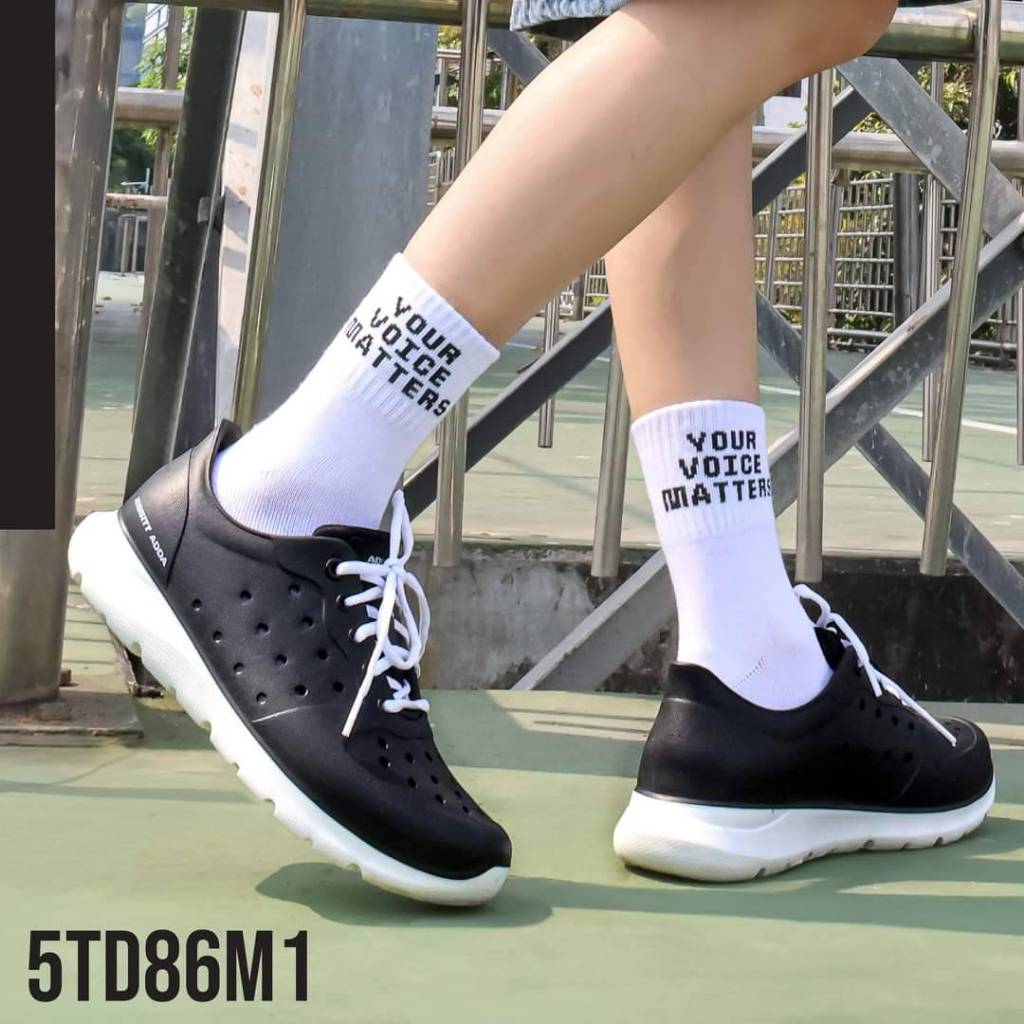 ADDA ใหม่สีล้วน รุ่น 5TD86M2 รองเท้าแตะ รองเท้าพื้นเบา แบบสวม ไฟล่อน  (ไซส์ 7-10) พร้อมส่งด่วน