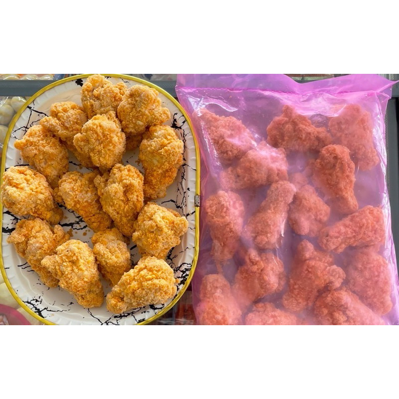 ปีกบนไก่กรอบ (น่องเล็ก) ถุงชมพูคาร์กิลล์ ขนาด 1 กก. (14-15 ชิ้น)