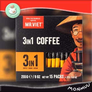กาแฟเวียดนาม Mr.Viet 4in1 3in1 2in1 Americano Black (กาแฟไม่มีน้ำตาล) และ กาแฟมะพร้าว เวียดนาม