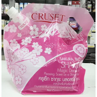 CRUSET 🌸 แชมพู​และครีมนวดทำความสะอาด​เส้น​ผม​ครูเซ็ท​ 2,700 ml. (จำกัดการซื้อไม่เกิน4ถุงต่อออเดอร์)