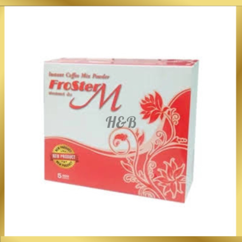 Froster M Coffee ฟรอสเตอร์-เอ็ม กาแฟสำเร็จรูป [1 กล่อง 5 ซอง]