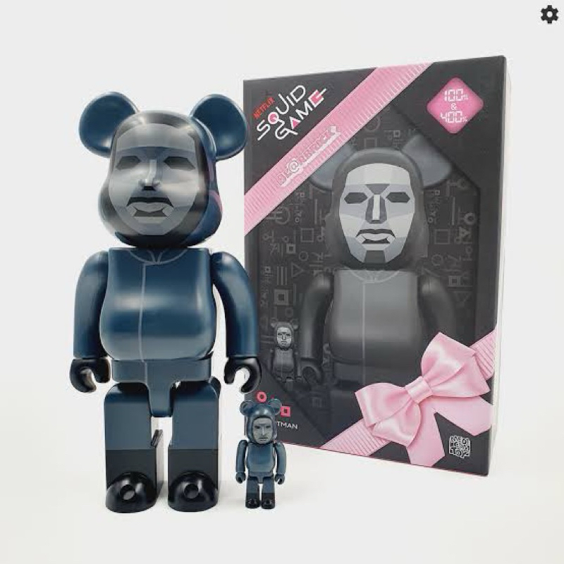 พร้อมส่ง Bearbrick Squid Game Frontman 100% 400％  แบร์บริค ของแท้ Be@rbrick ฟิกเกอร์ Medicom Toy